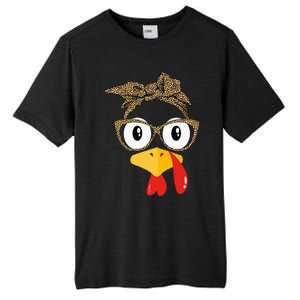 Thanksgiving Turkey Leopard Sunglasses Autumn Tall Fusion ChromaSoft Performance T-Shirt