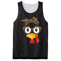 Thanksgiving Turkey Leopard Sunglasses Autumn Mesh Reversible Basketball Jersey Tank