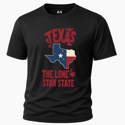 Texas The Lone Star State Gift Texas Map Cool Gift Performance Shirt