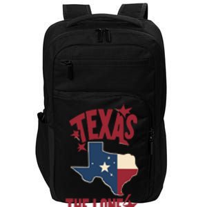 Texas The Lone Star State Gift Texas Map Cool Gift Impact Tech Backpack