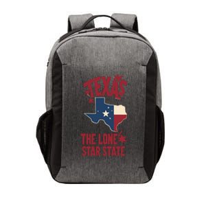 Texas The Lone Star State Gift Texas Map Cool Gift Vector Backpack