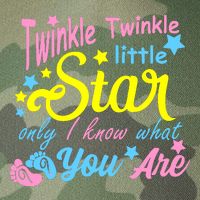 Twinkle Twinkle Little Star Only I Know What You Are Gender Legacy Tie Dye Trucker Hat
