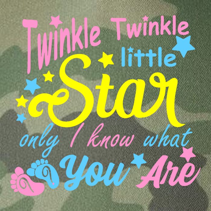 Twinkle Twinkle Little Star Only I Know What You Are Gender Legacy Tie Dye Trucker Hat