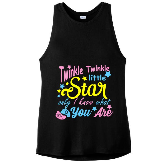 Twinkle Twinkle Little Star Only I Know What You Are Gender Ladies PosiCharge Tri-Blend Wicking Tank