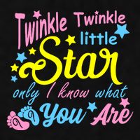 Twinkle Twinkle Little Star Only I Know What You Are Gender Ladies PosiCharge Tri-Blend Wicking Tank