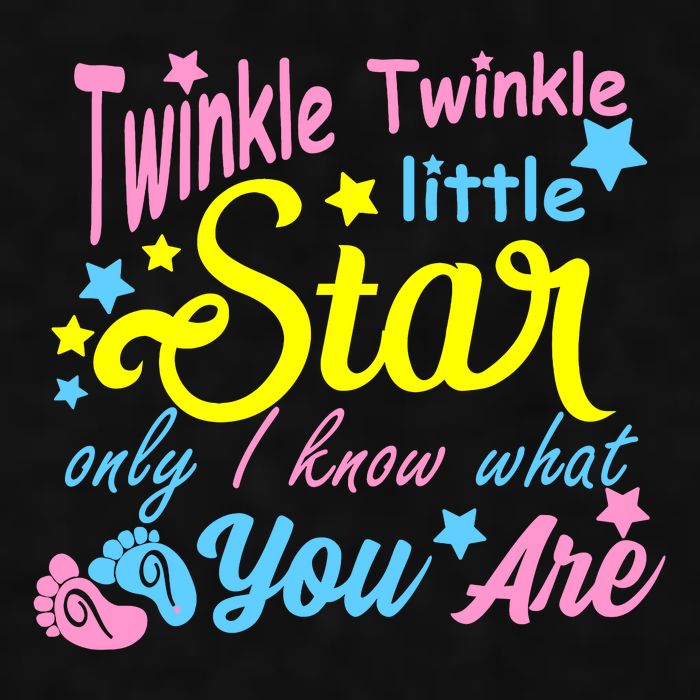 Twinkle Twinkle Little Star Only I Know What You Are Gender Ladies PosiCharge Tri-Blend Wicking Tank