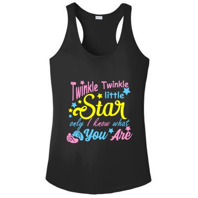 Twinkle Twinkle Little Star Only I Know What You Are Gender Ladies PosiCharge Competitor Racerback Tank