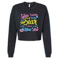 Twinkle Twinkle Little Star Only I Know What You Are Gender Cropped Pullover Crew