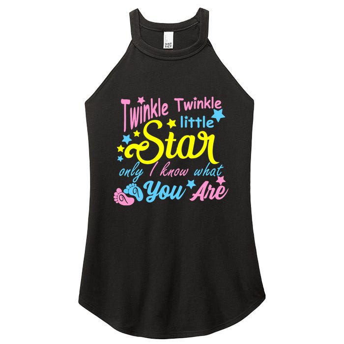 Twinkle Twinkle Little Star Only I Know What You Are Gender Women's Perfect Tri Rocker Tank