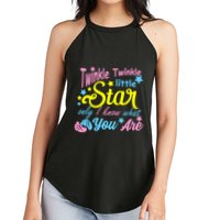 Twinkle Twinkle Little Star Only I Know What You Are Gender Women's Perfect Tri Rocker Tank