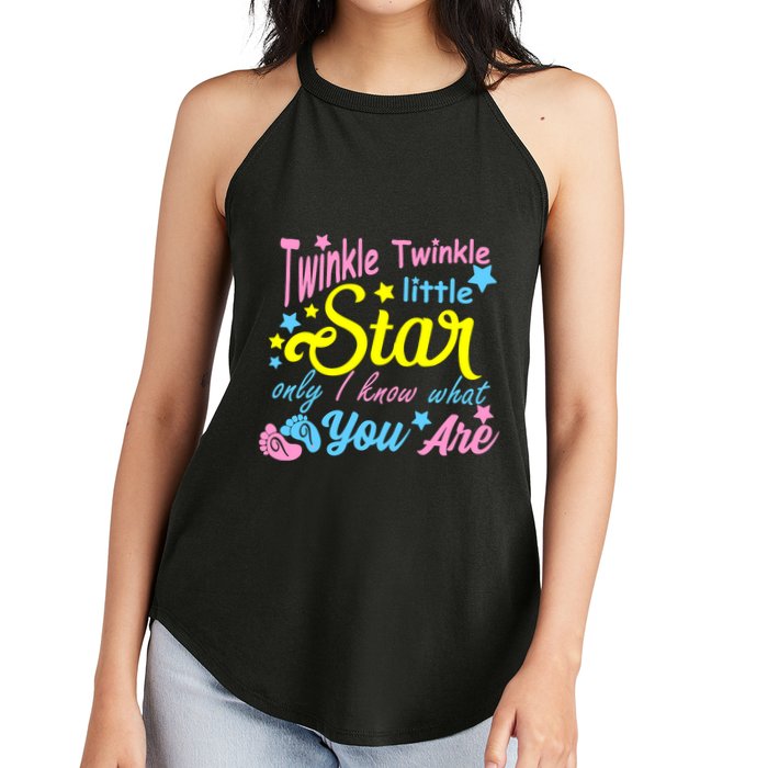 Twinkle Twinkle Little Star Only I Know What You Are Gender Women's Perfect Tri Rocker Tank