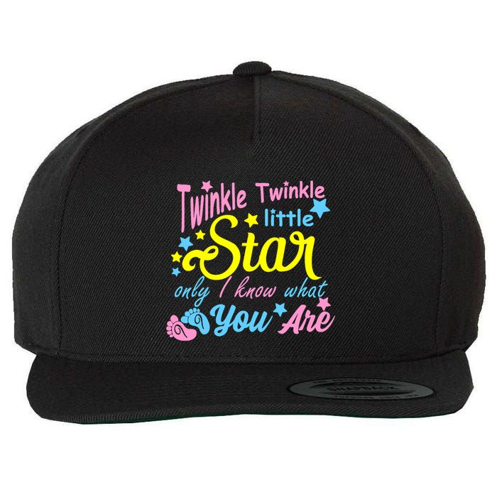 Twinkle Twinkle Little Star Only I Know What You Are Gender Wool Snapback Cap