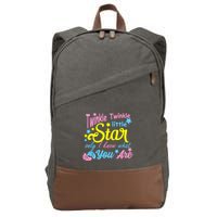 Twinkle Twinkle Little Star Only I Know What You Are Gender Cotton Canvas Backpack