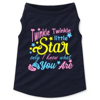 Twinkle Twinkle Little Star Only I Know What You Are Gender Doggie Tank
