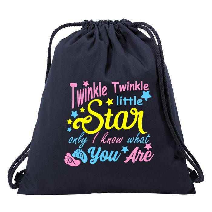 Twinkle Twinkle Little Star Only I Know What You Are Gender Drawstring Bag