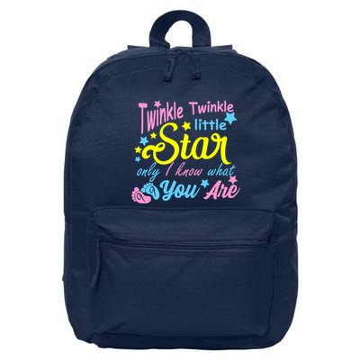 Twinkle Twinkle Little Star Only I Know What You Are Gender 16 in Basic Backpack