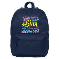 Twinkle Twinkle Little Star Only I Know What You Are Gender 16 in Basic Backpack