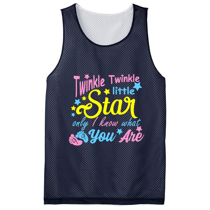 Twinkle Twinkle Little Star Only I Know What You Are Gender Mesh Reversible Basketball Jersey Tank