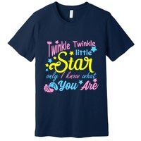 Twinkle Twinkle Little Star Only I Know What You Are Gender Premium T-Shirt