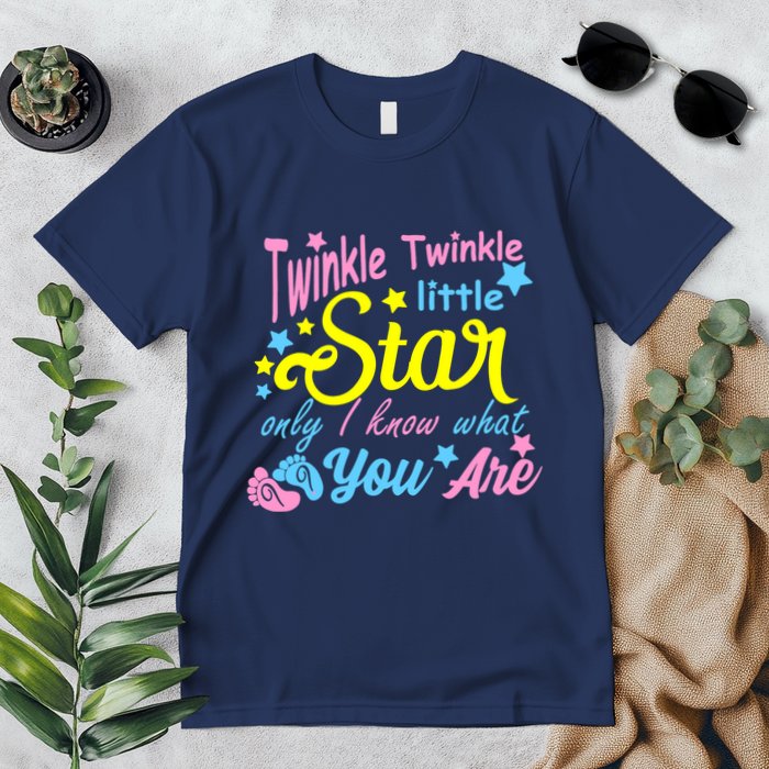 Twinkle Twinkle Little Star Only I Know What You Are Gender Premium T-Shirt