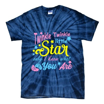 Twinkle Twinkle Little Star Only I Know What You Are Gender Tie-Dye T-Shirt