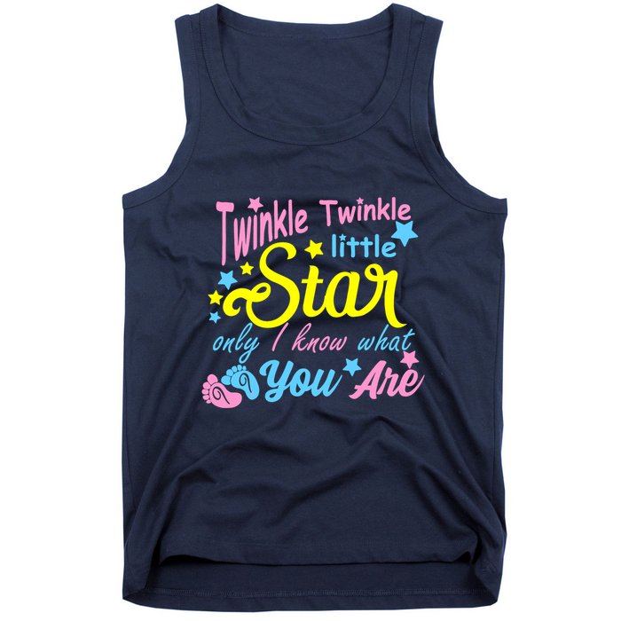 Twinkle Twinkle Little Star Only I Know What You Are Gender Tank Top