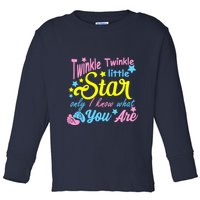 Twinkle Twinkle Little Star Only I Know What You Are Gender Toddler Long Sleeve Shirt