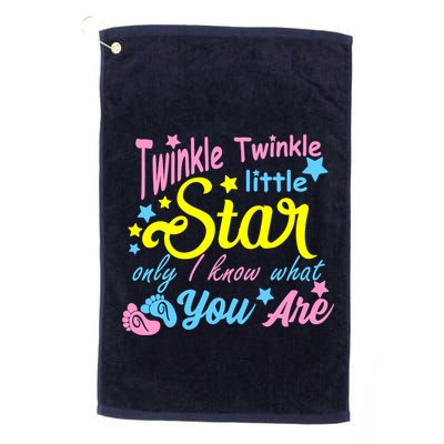Twinkle Twinkle Little Star Only I Know What You Are Gender Golf Towel