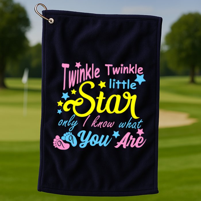 Twinkle Twinkle Little Star Only I Know What You Are Gender Golf Towel