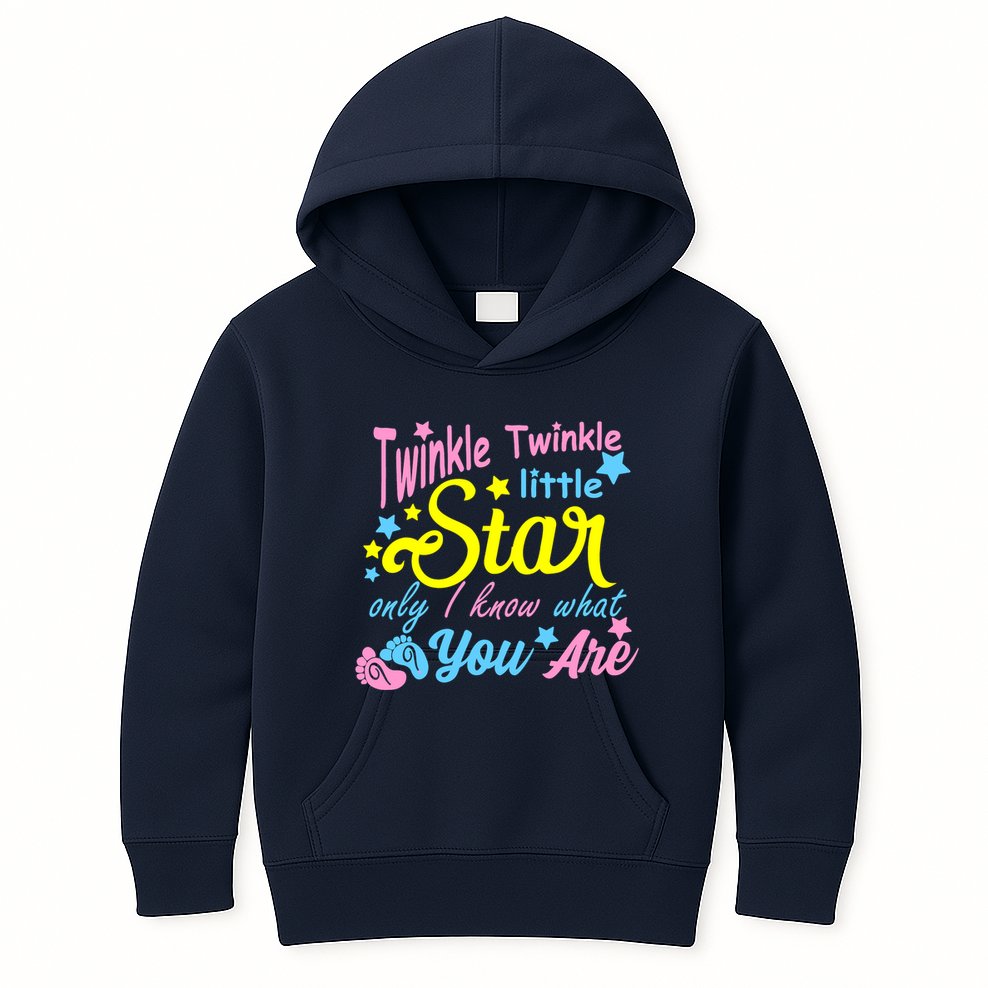 Twinkle Twinkle Little Star Only I Know What You Are Gender Kids Hoodie