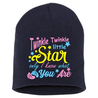 Twinkle Twinkle Little Star Only I Know What You Are Gender Short Acrylic Beanie