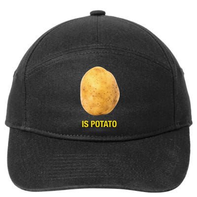 Funny Is Potato 7-Panel Snapback Hat