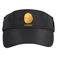 Funny Is Potato Adult Drive Performance Visor