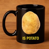 Funny Is Potato 11oz C Handle Ceramic Mug