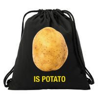 Funny Is Potato Drawstring Bag