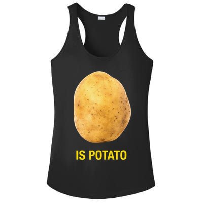 Funny Is Potato Ladies PosiCharge Competitor Racerback Tank