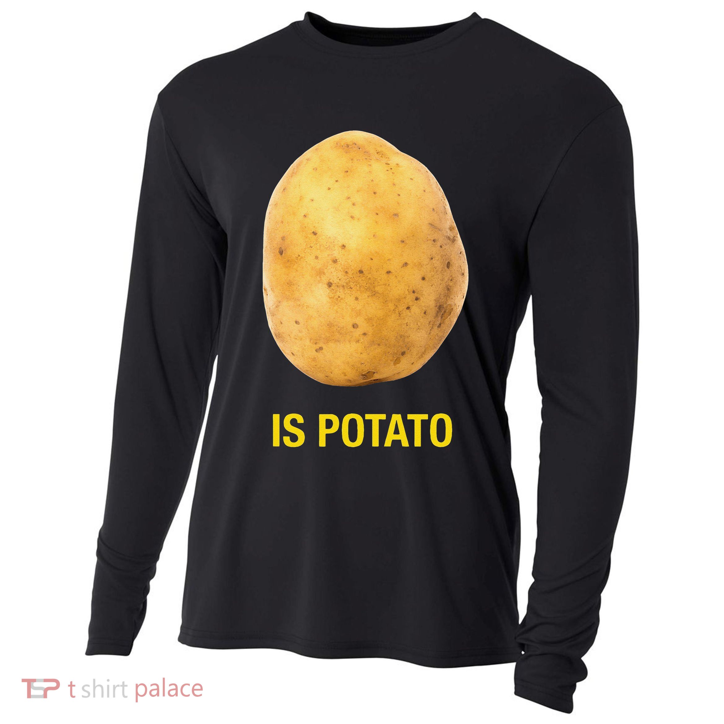 Funny Is Potato Cooling Performance Long Sleeve Crew