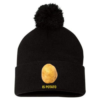 Funny Is Potato Pom Pom 12in Knit Beanie