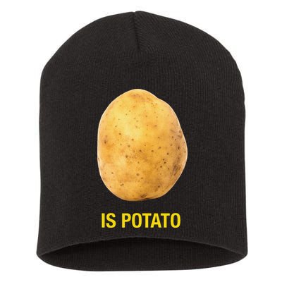 Funny Is Potato Short Acrylic Beanie
