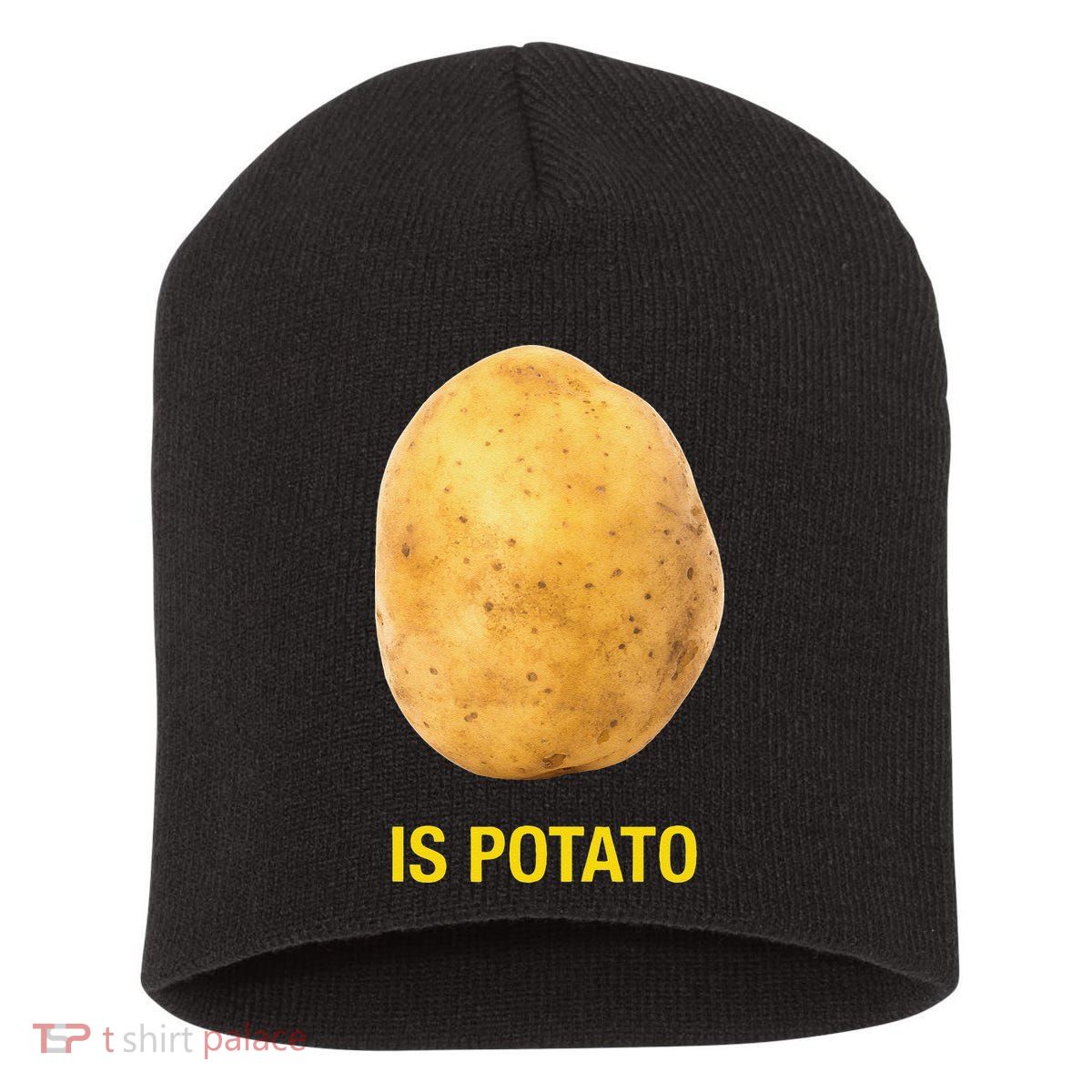 Funny Is Potato Short Acrylic Beanie