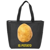 Funny Is Potato Zip Tote Bag