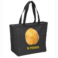 Funny Is Potato Zip Tote Bag