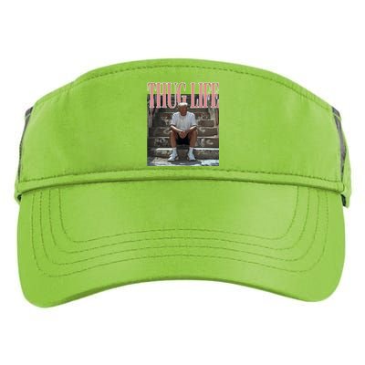 Trump Thug Life Pink Felon Conviction Adult Drive Performance Visor