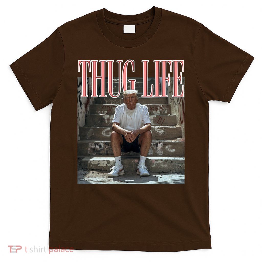 Trump Thug Life Pink Felon Conviction T-Shirt