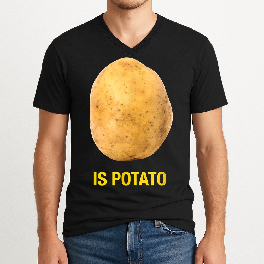 Trendy TV Show Is Potato V-Neck T-Shirt