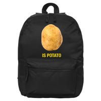 Trendy TV Show Is Potato 16 in Basic Backpack