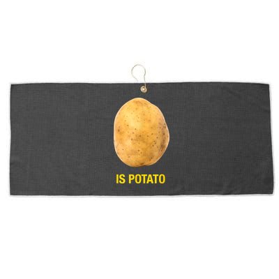 Trendy TV Show Is Potato Large Microfiber Waffle Golf Towel