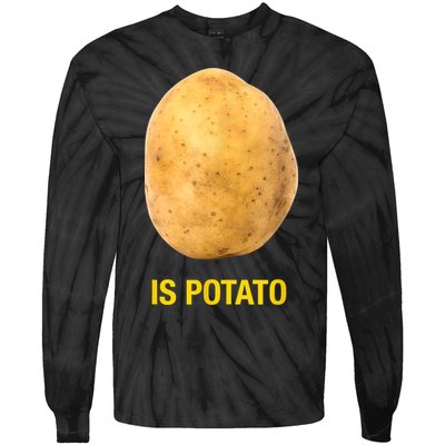 Trendy TV Show Is Potato Tie-Dye Long Sleeve Shirt