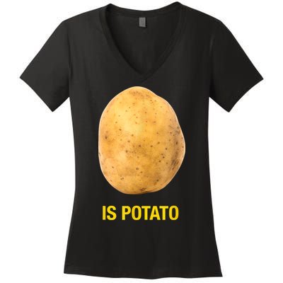 Trendy TV Show Is Potato Women's V-Neck T-Shirt