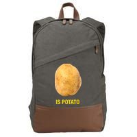Trendy TV Show Is Potato Cotton Canvas Backpack